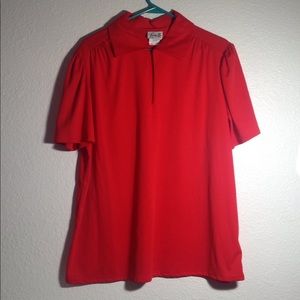 FINAL MARKDOWN Ladies' Lucky Me Vintage Keyhole Front top v38